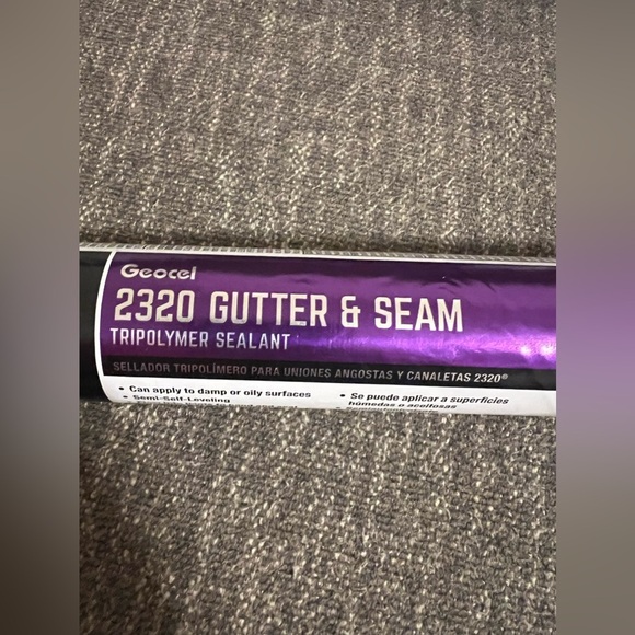 Geocel 2320 Construction Tripolymer Gutter and Seam Tripolymer Sealant / Clear - Picture 3 of 7